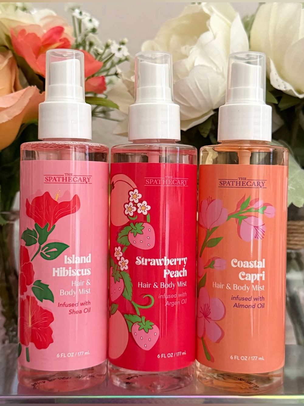 🆕🌺 SPATHECARY LIMITED EDITION 3-PIECE HAIR & BODY MIST COLLECTION. BRAND NEW!